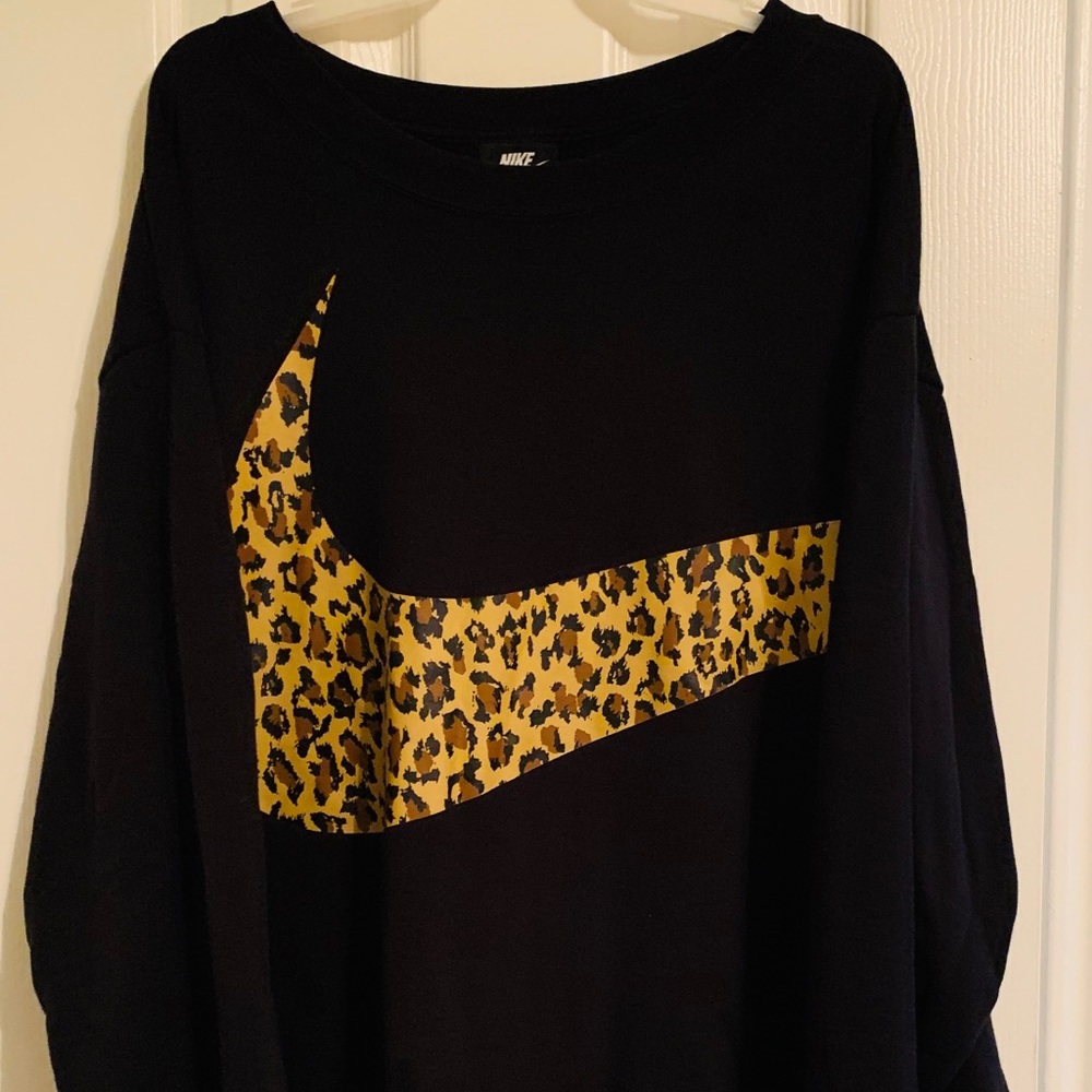 Animal print sweater